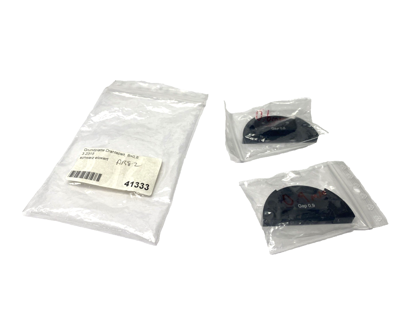 Hesse 41333 Ground/Base Plate Set, 0.6mm & 0.9mm - New – Open box - Maverick Industrial Sales