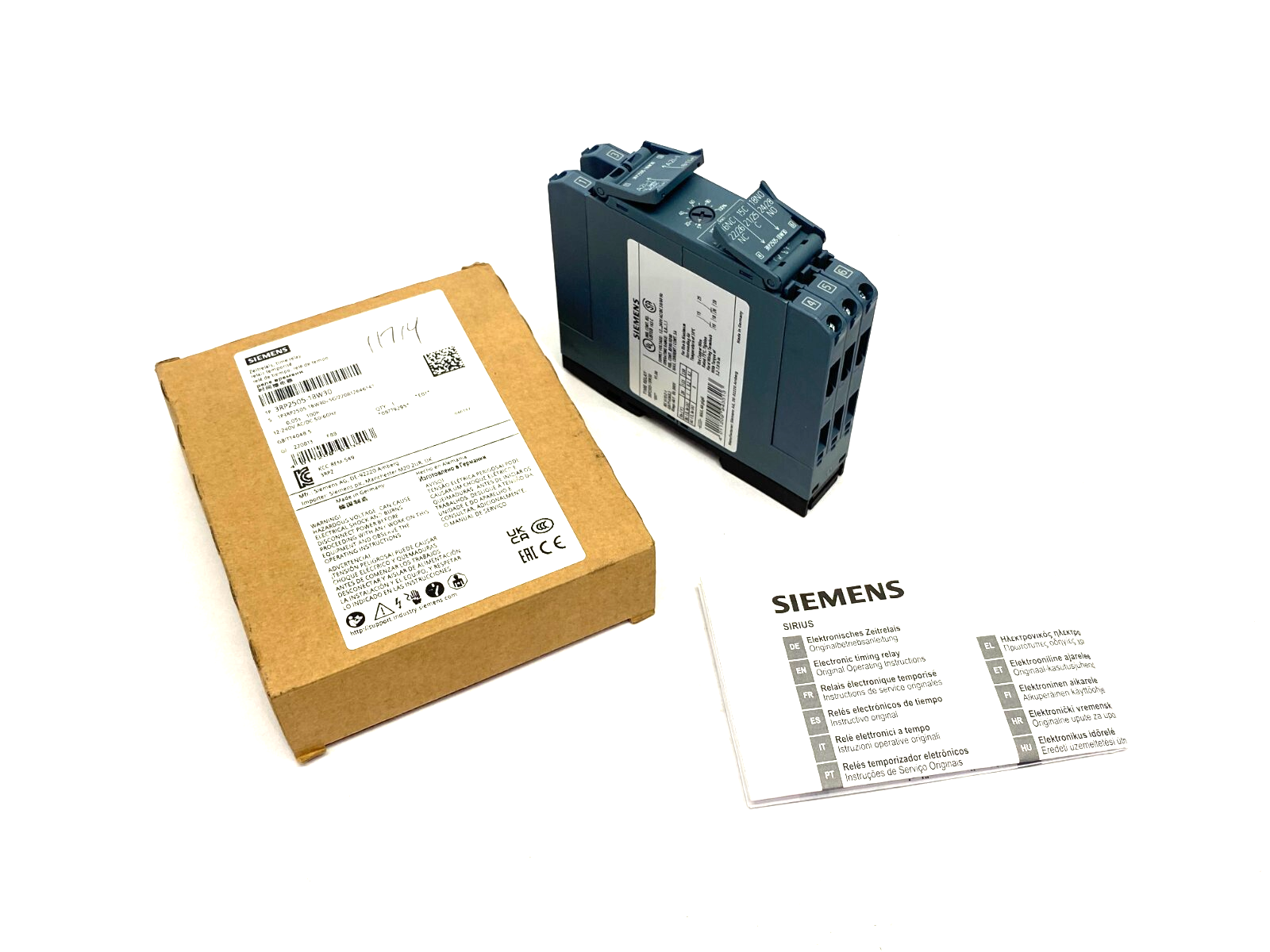 Siemens 3RP2505-1BW30 Multifunction Timing Relay 2-Change Over Contacts - Maverick Industrial Sales