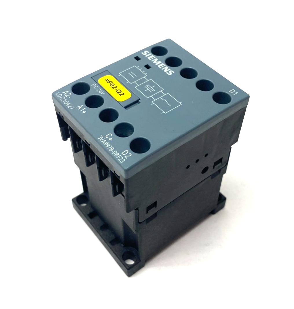 3VA9978-0BF23 | Siemens Time-Delay Device, Fixed Delay 24VDC - Used - Maverick Industrial Sales