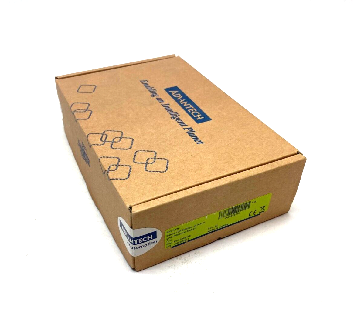 Advantech EKI-3528 Unmanaged Ethernet Switch 10/100Mbps 8-Port - Maverick Industrial Sales