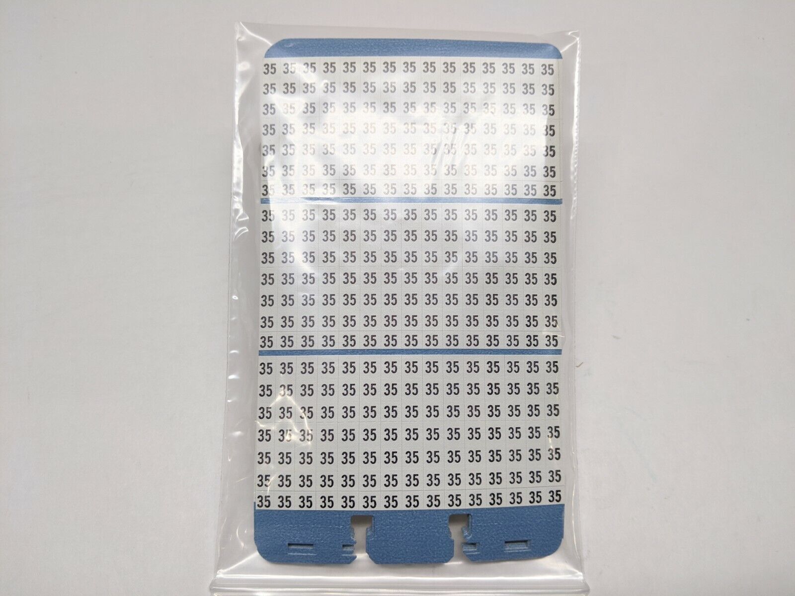 Brady WM-35 Vinyl Cloth Wire Marker LOT OF 10 Sheets - New – Open box - Maverick Industrial Sales