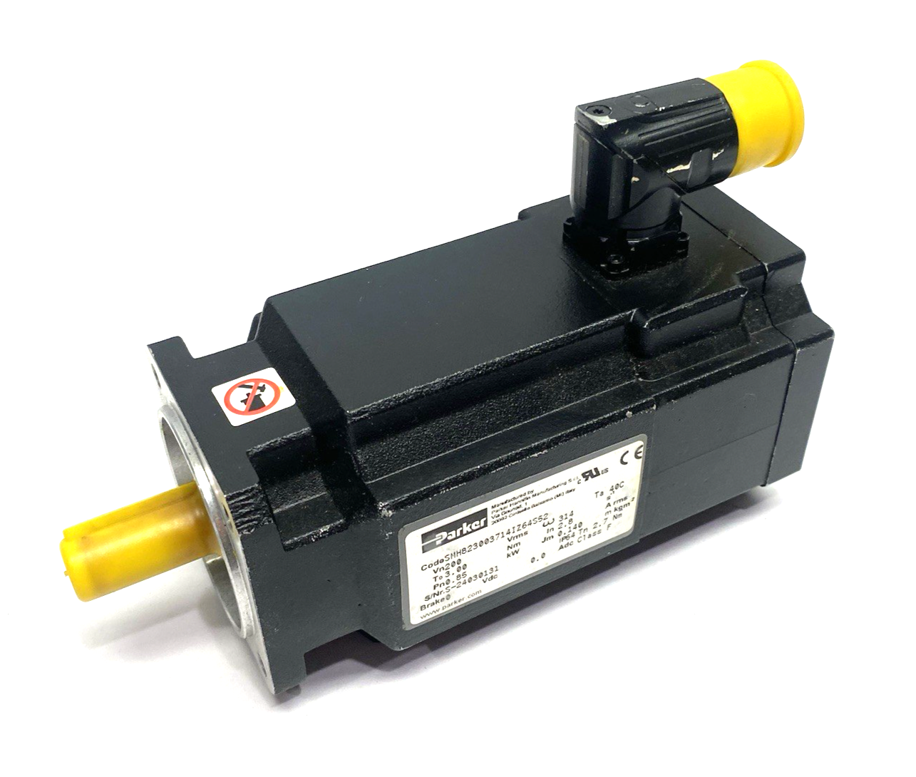 SMH823003714IZ64S52 | Parker Brushless Servo Motor 0 Brake IP64 Class F - New – Open box - Maverick Industrial Sales