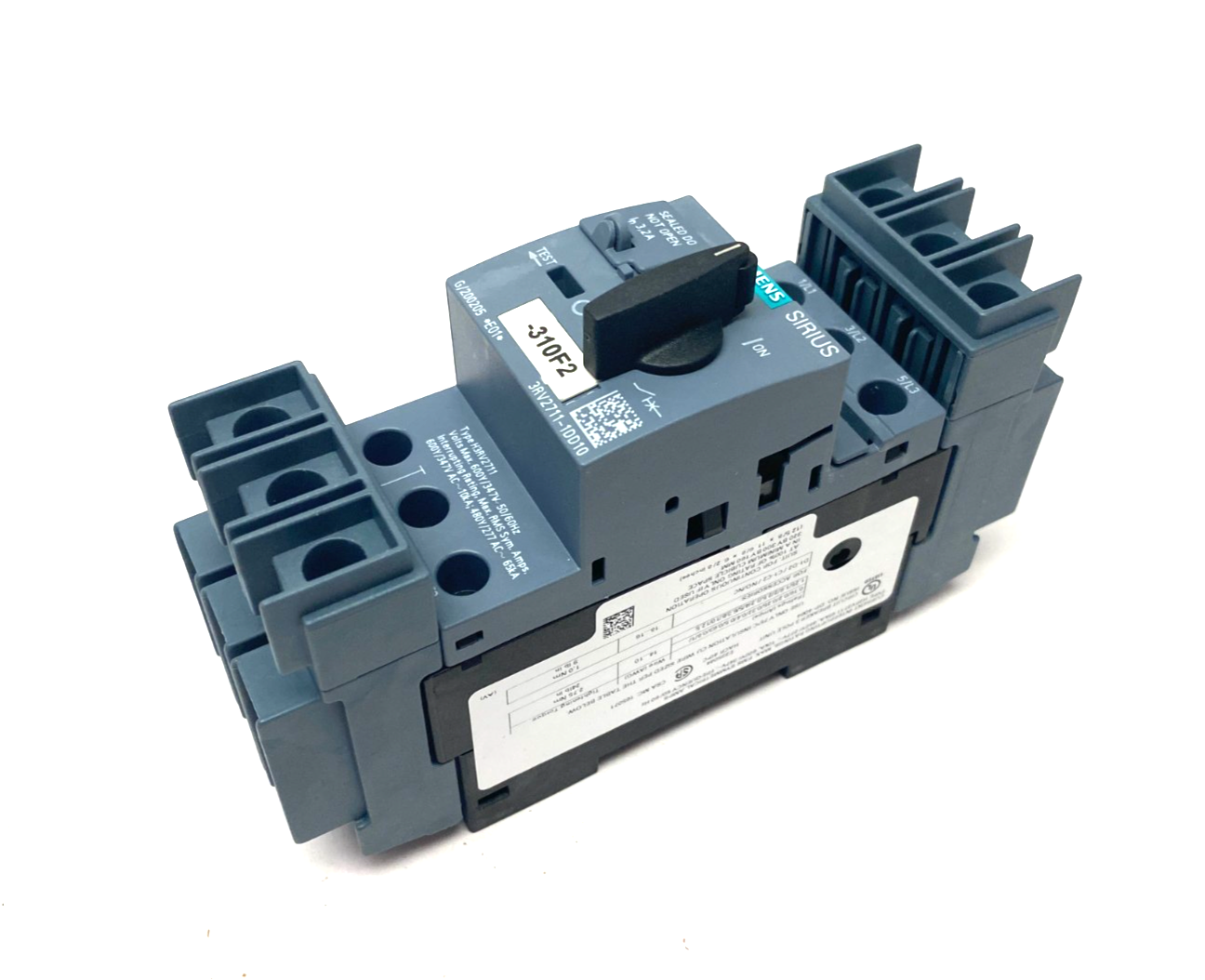 Siemens 3RV2711-1DD10 SIRIUS Motor Starter Circuit Breaker Frame Size S00 - Maverick Industrial Sales