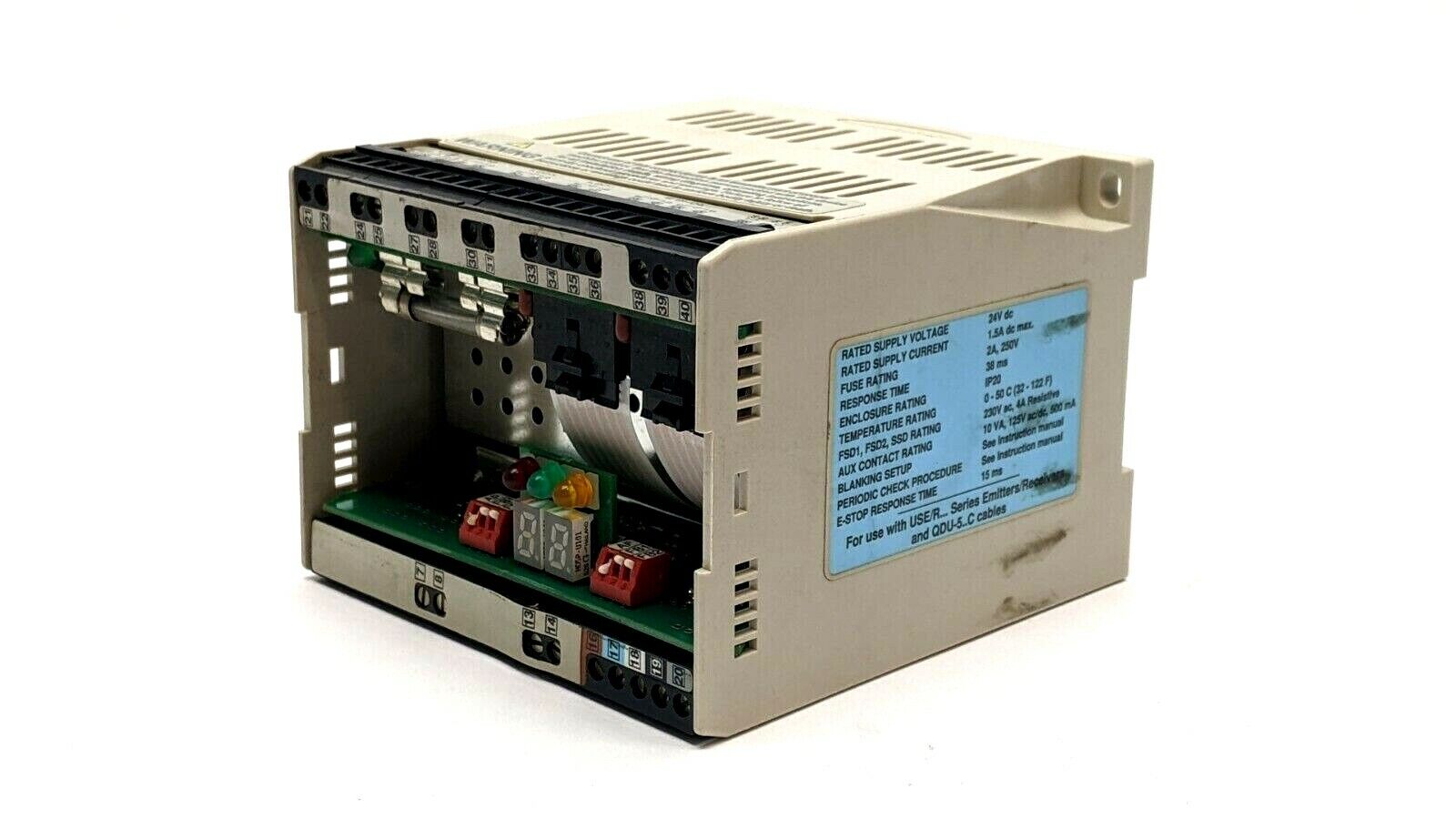 48537,USDINT-1T2 | Banner USDINT-1T2 Light Curtain Safety Controller 48537 - For parts or not working - Maverick Industrial Sales