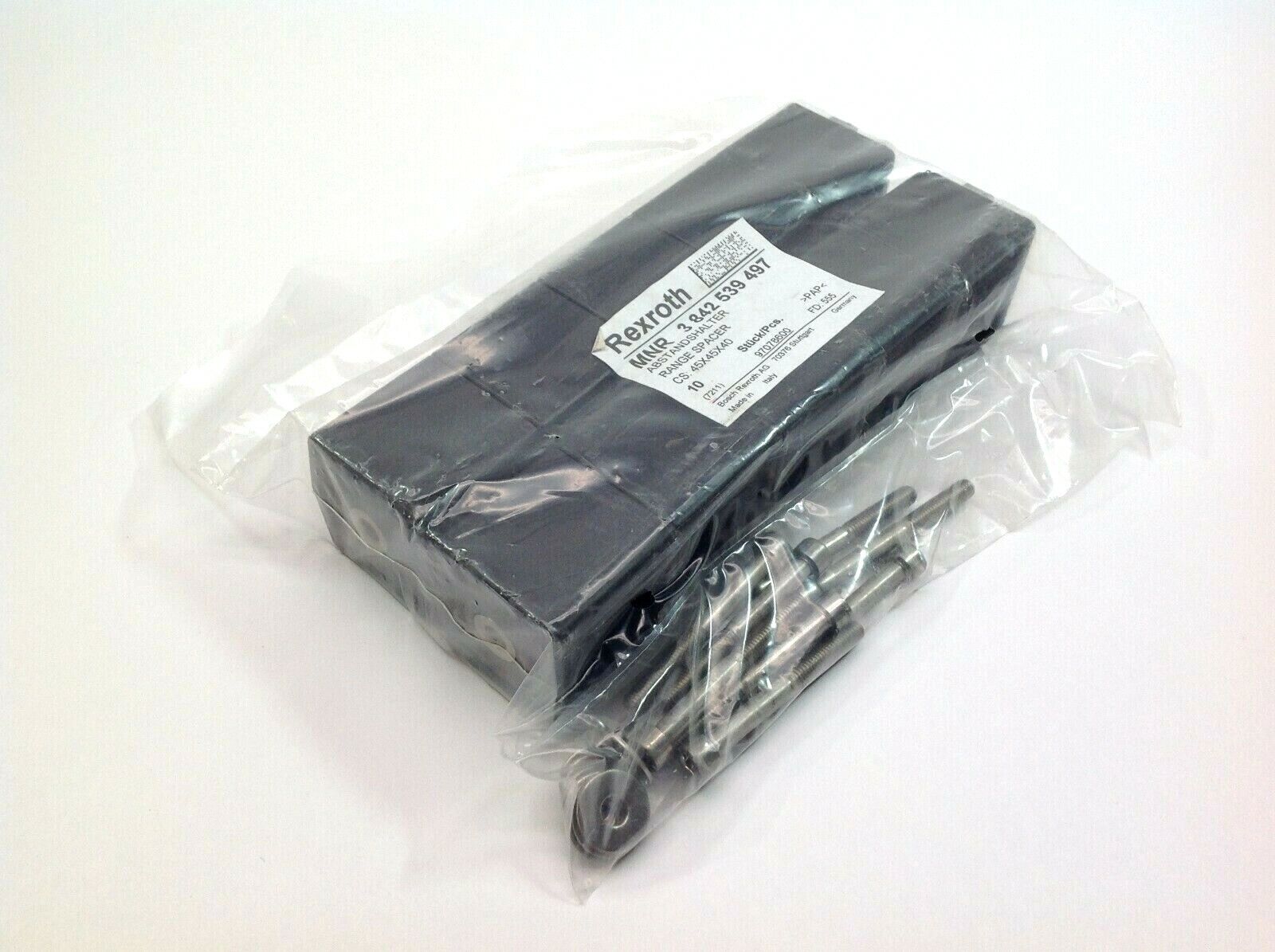 Bosch Rexroth 3842539497 Range Spacer 45x45x40 PACKAGE OF 10 - Maverick Industrial Sales