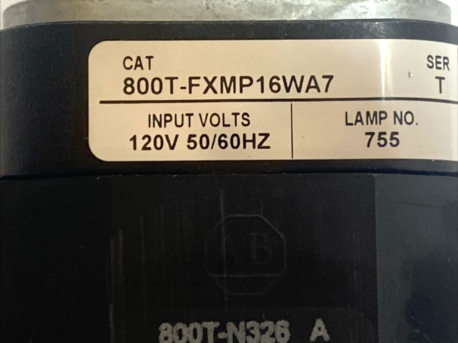 800T-FXMP16WA7 | Allen Bradley Illuminated White Mushroom Push-Pull 30mm 120VAC- Used - Maverick Industrial Sales