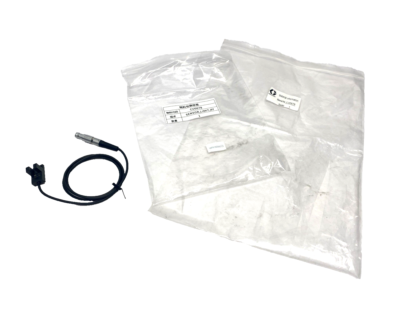 Graco CU0678 Limit Sensor XY, Through-Beam 5mm Slot Width, Omron EE-SX674-WR - New – Open box - Maverick Industrial Sales