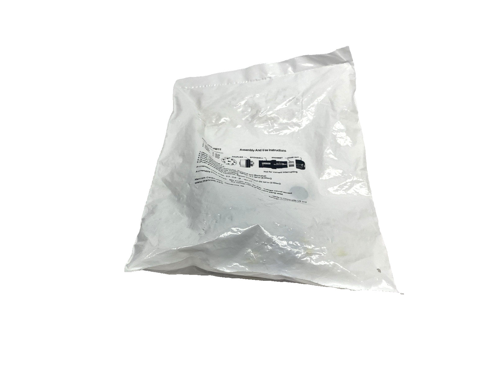 MDC-8FP-FW11 | Mencom Field Wireable Connector M12 Female 8-Pin 5-10mm PG11 - New - Maverick Industrial Sales