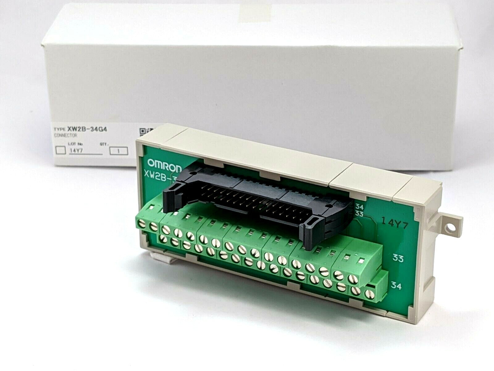 Omron XW2B-34G4 Terminal Block Conversion Unit Standard Type - New – Open box - Maverick Industrial Sales