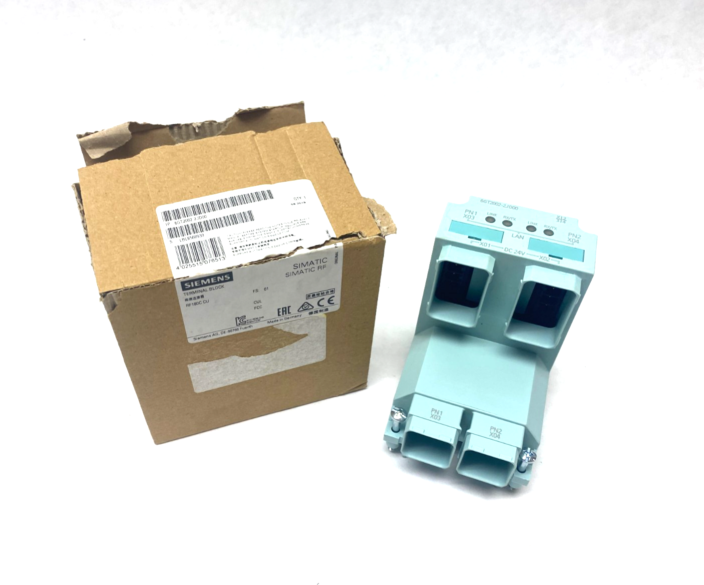 Siemens 6GT2002-2JD00 SIMATIC RF Ethernet Connection Terminal RF180C CU - Maverick Industrial Sales