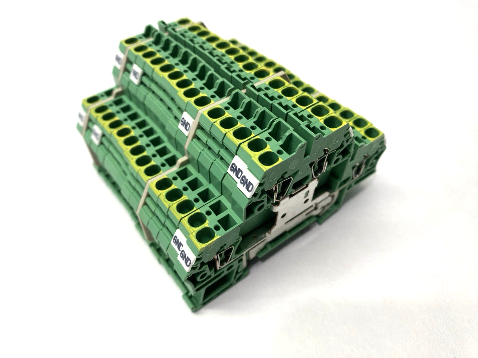 1690000000 | Weidmuller ZDK 2,5PE Double Level Terminal Block LOT OF 14 - Used - Maverick Industrial Sales