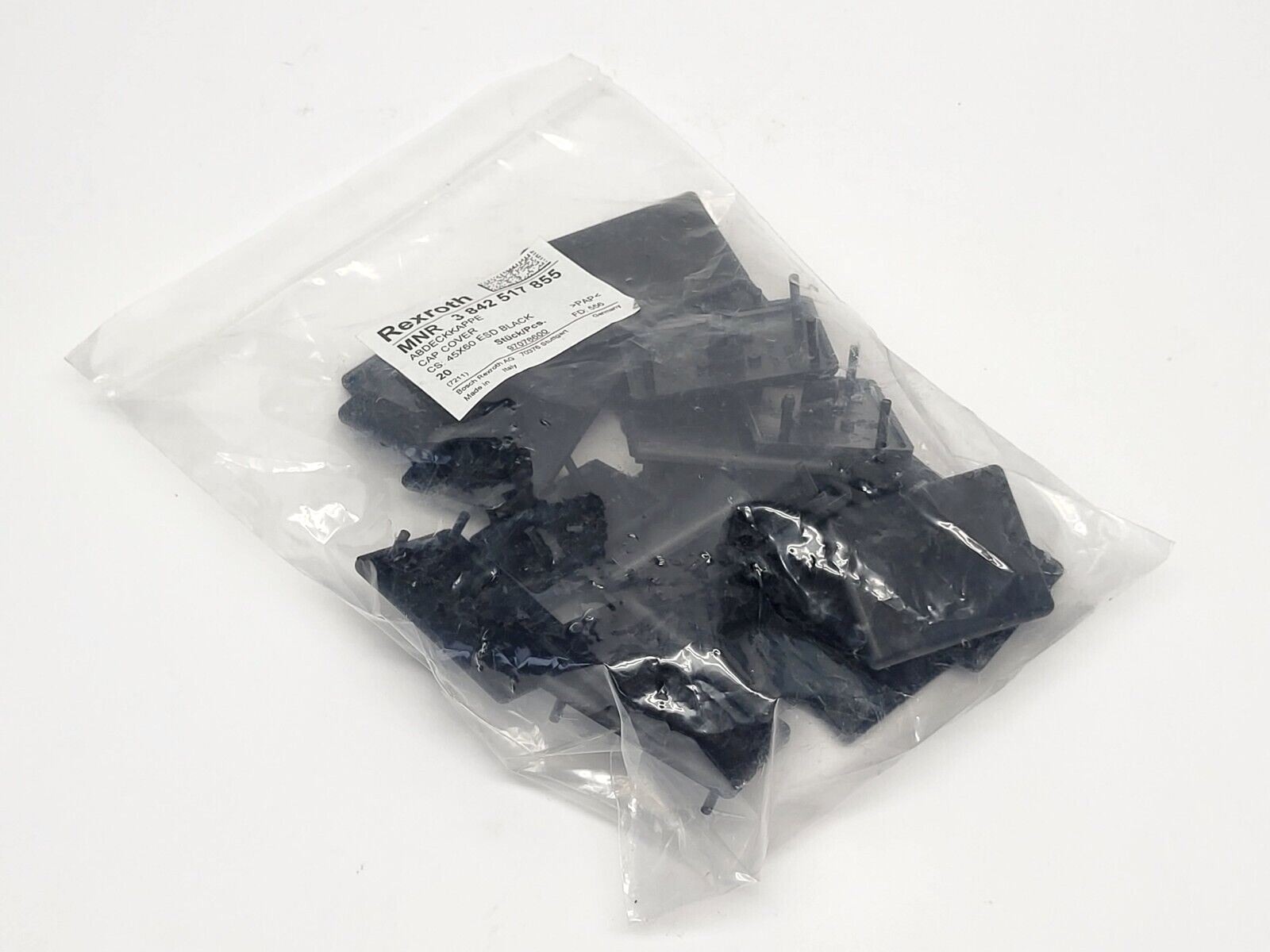 Bosch Rexroth 3 842 517 855 Cap Cover PKG OF 20 - Maverick Industrial Sales