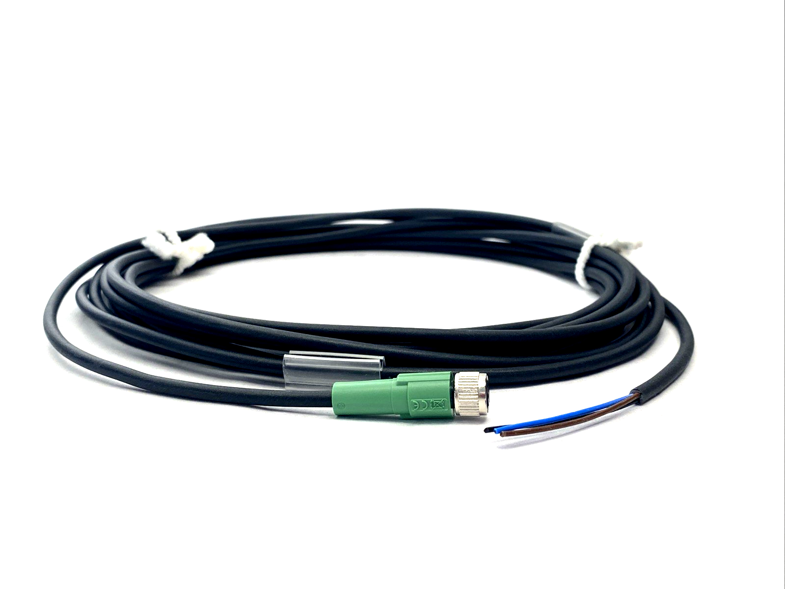 Phoenix Contact SAC-3P-5,0-PUR/M 8FS Cable/Cordset M8 Female 3-Pin 5m 1669628 - New – Open box - Maverick Industrial Sales