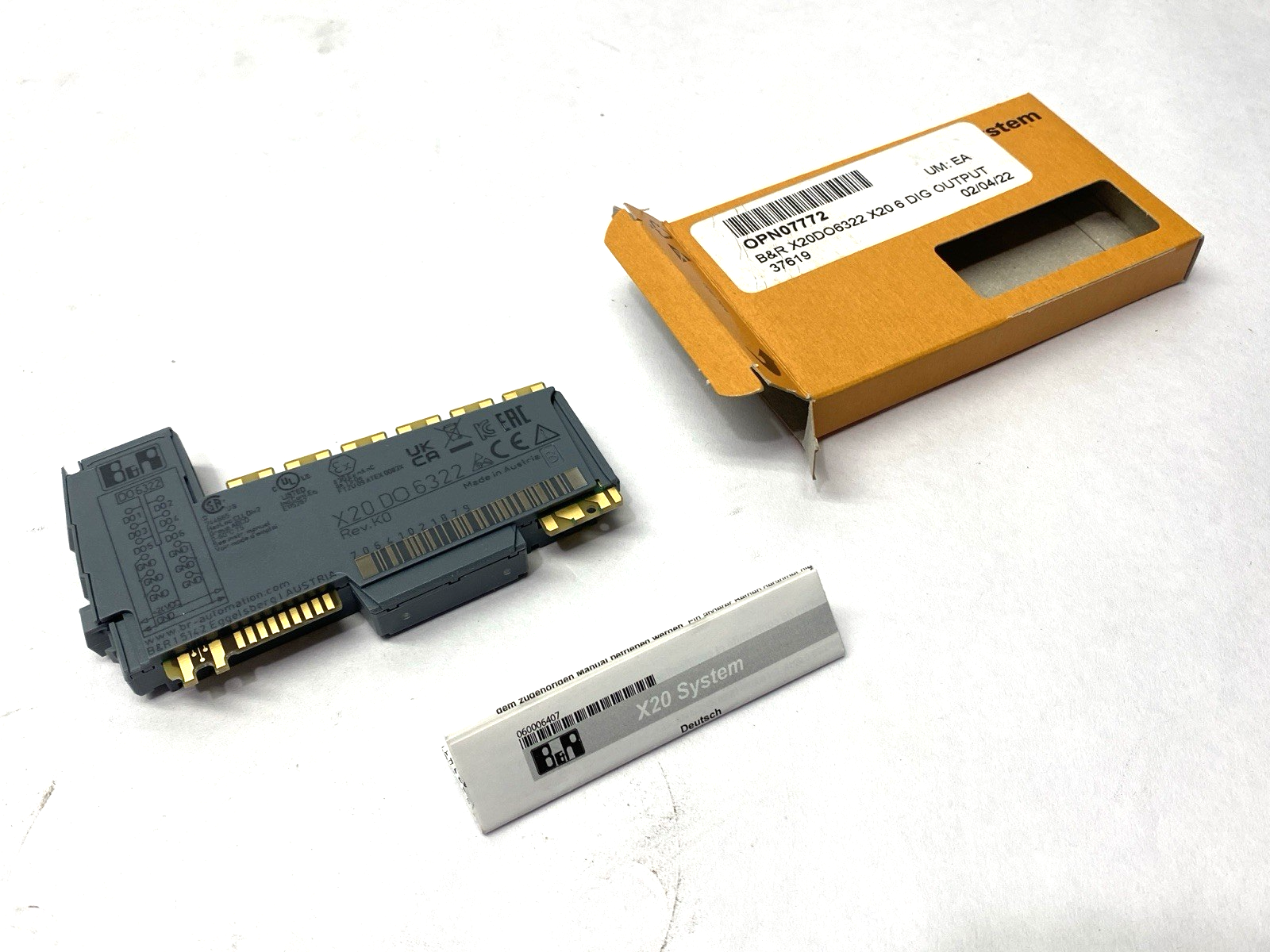 X20DO6322 | B&R Automation Rev. K0 Digital Output Module 6-Digital Outputs - New – Open box - Maverick Industrial Sales