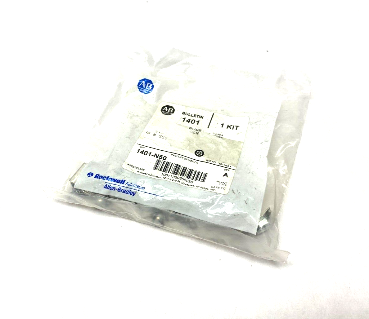 1401-N50 | Allen Bradley Ser. A Fuse Clip Kit - New - Maverick Industrial Sales