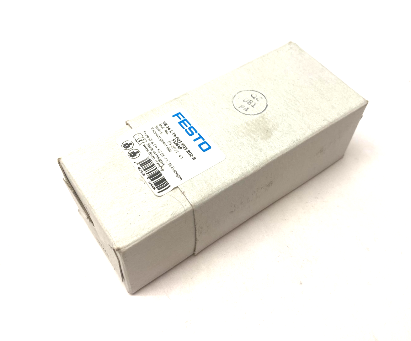 Festo VN-14-L-T4-PQ3-VQ3-RO2-B T-Shape Vacuum Generator 2/2 Valve 532649 - Maverick Industrial Sales