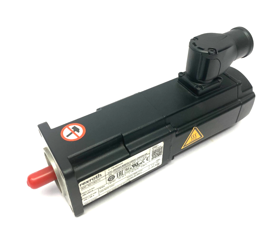 Bosch Rexroth R911383173 Servo Motor 3~ PM MS2N03-B0BYN-CMSG1-NNNNN-NN - Maverick Industrial Sales