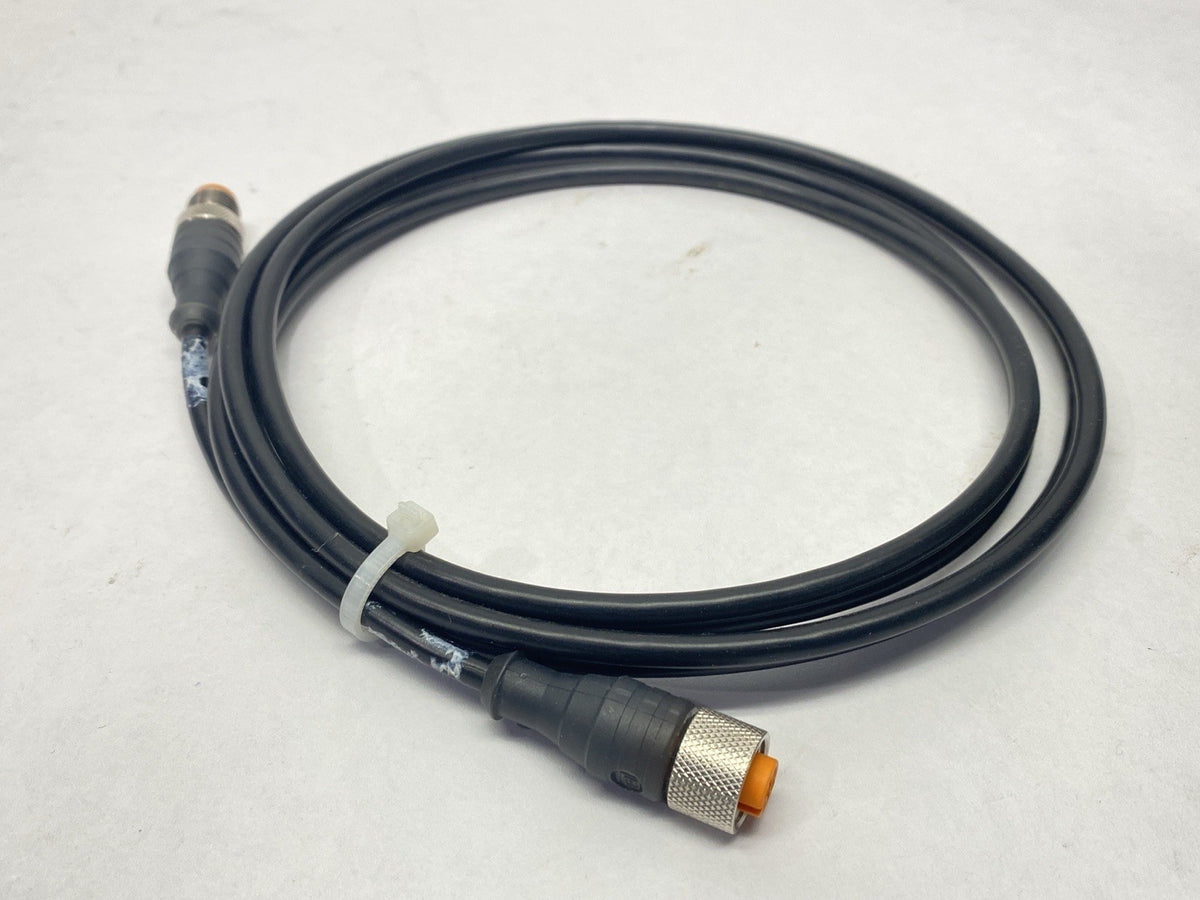 RST 4-RKT 4-295/2M | Lumberg Double Ended Cordset M12 4-Pin Male to Female 2m - Used - Maverick Industrial Sales