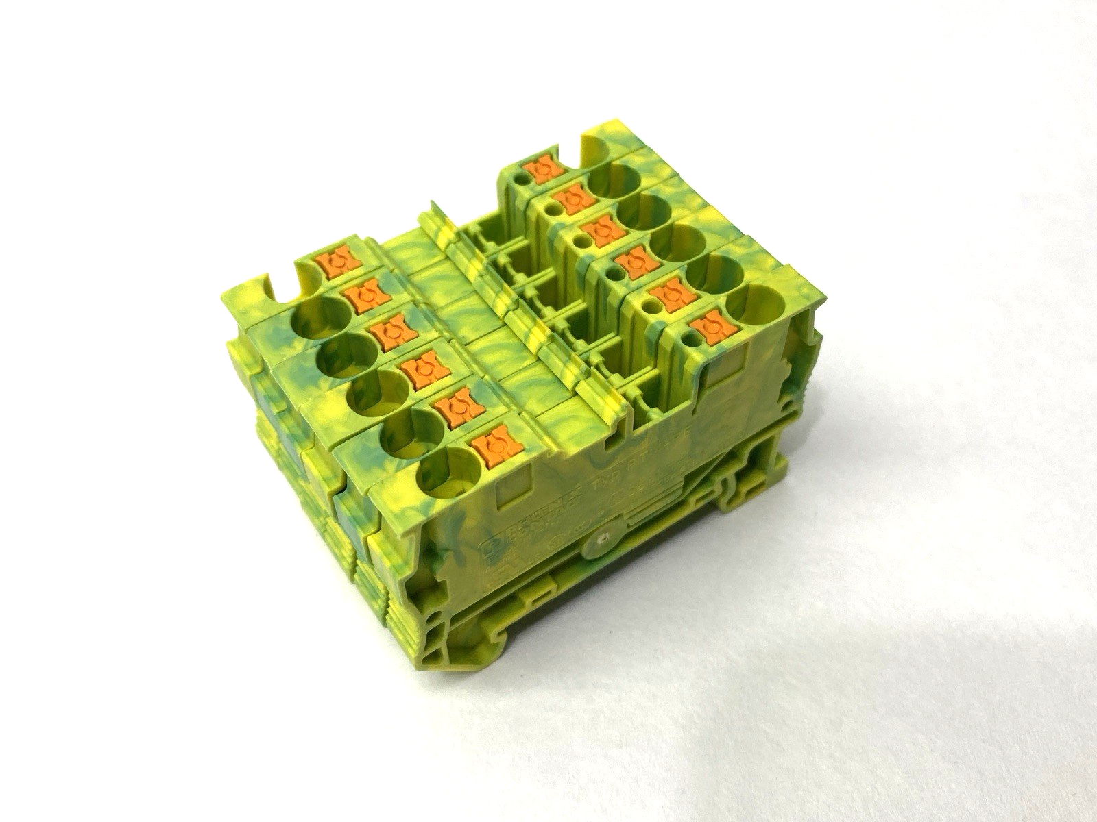 Phoenix Contact PT 4-PE Protective Conductor Terminal Block 3211766 LOT OF 6 - Maverick Industrial Sales