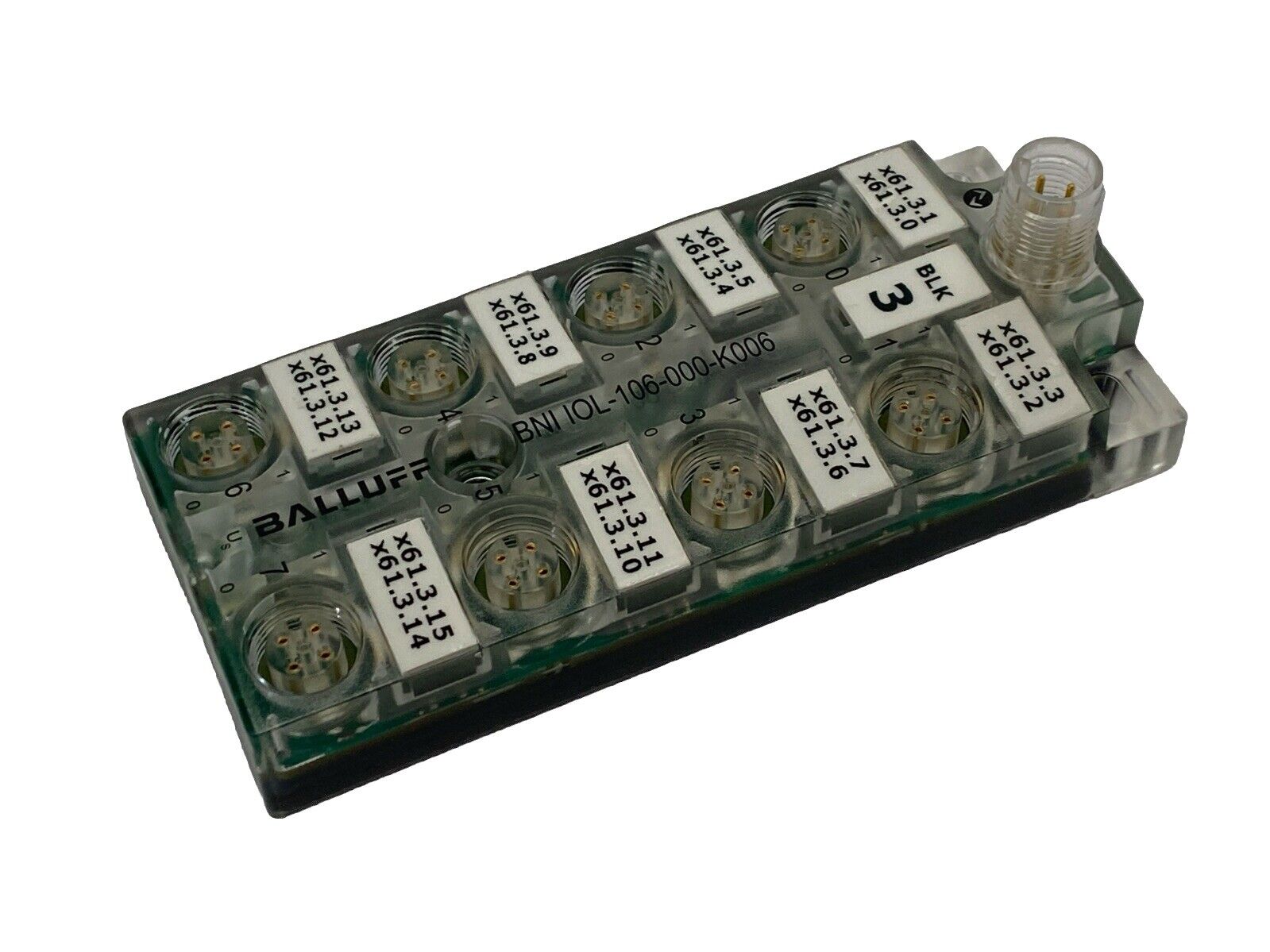 Balluff BNI0074 IO-Link Sensor / Actuator Hubs BNI IOL-106-000-K006 - Used - Maverick Industrial Sales