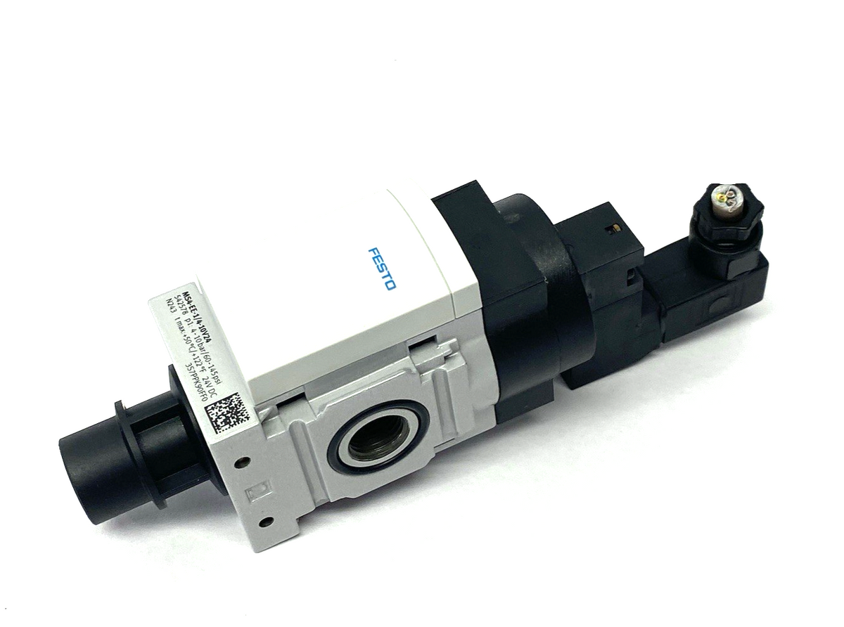 Festo MS4-EE-1/4-10V24 On/Off Valve 1/4" Ports, 3/2-way, Closed 542578 - Maverick Industrial Sales