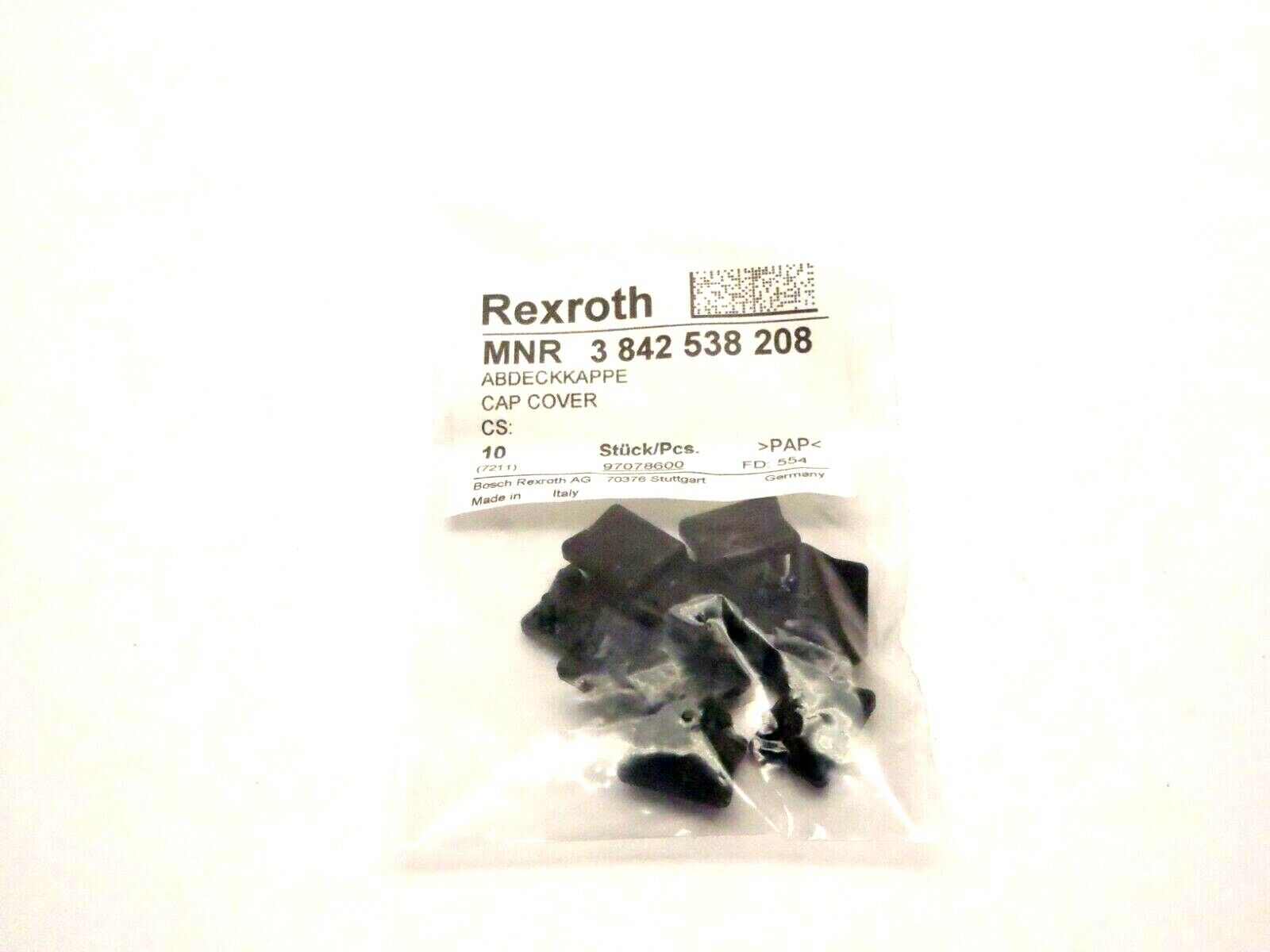 Bosch Rexroth 3 842 538 208 Cap Cover BAG OF 8 - Maverick Industrial Sales