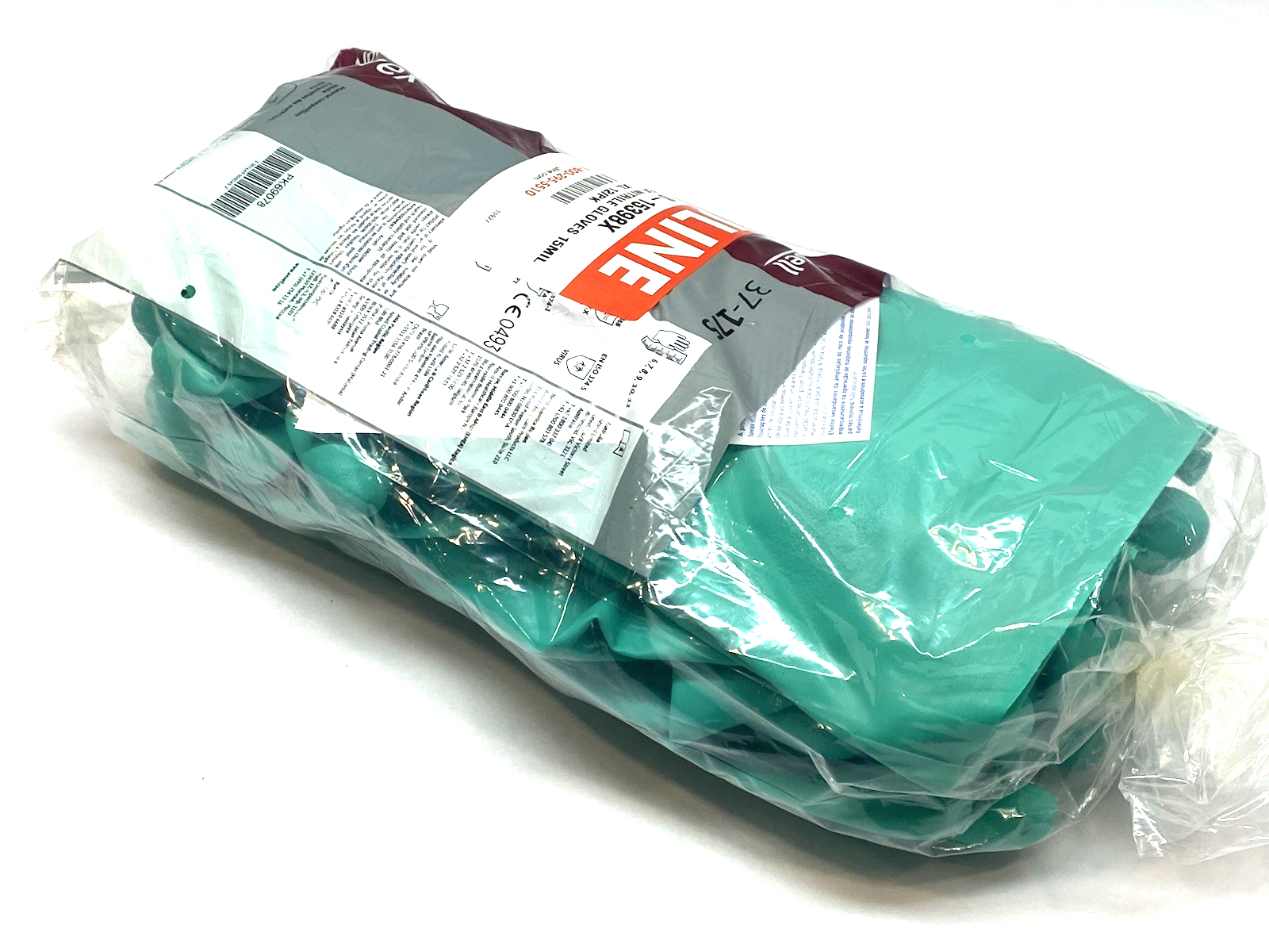 37-175 | Ansell AlphaTec Nitrile Chemical Gloves 13" 17 Mil XL S-15398X PKG OF 12- New – Open box - Maverick Industrial Sales