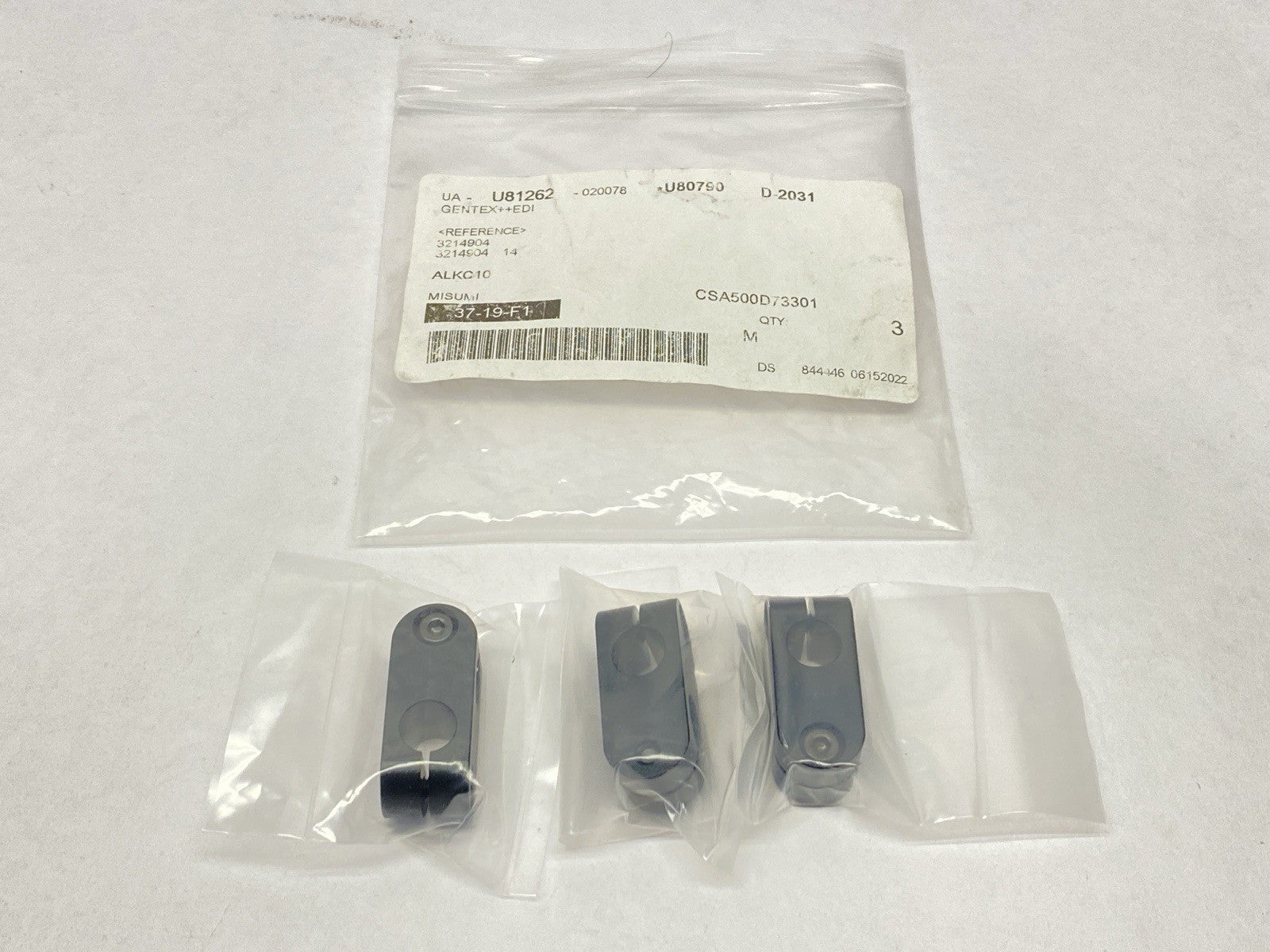 Misumi ALKC10 Compact Strut Clamp 10mm Post Diameter LOT OF 3 - Maverick Industrial Sales