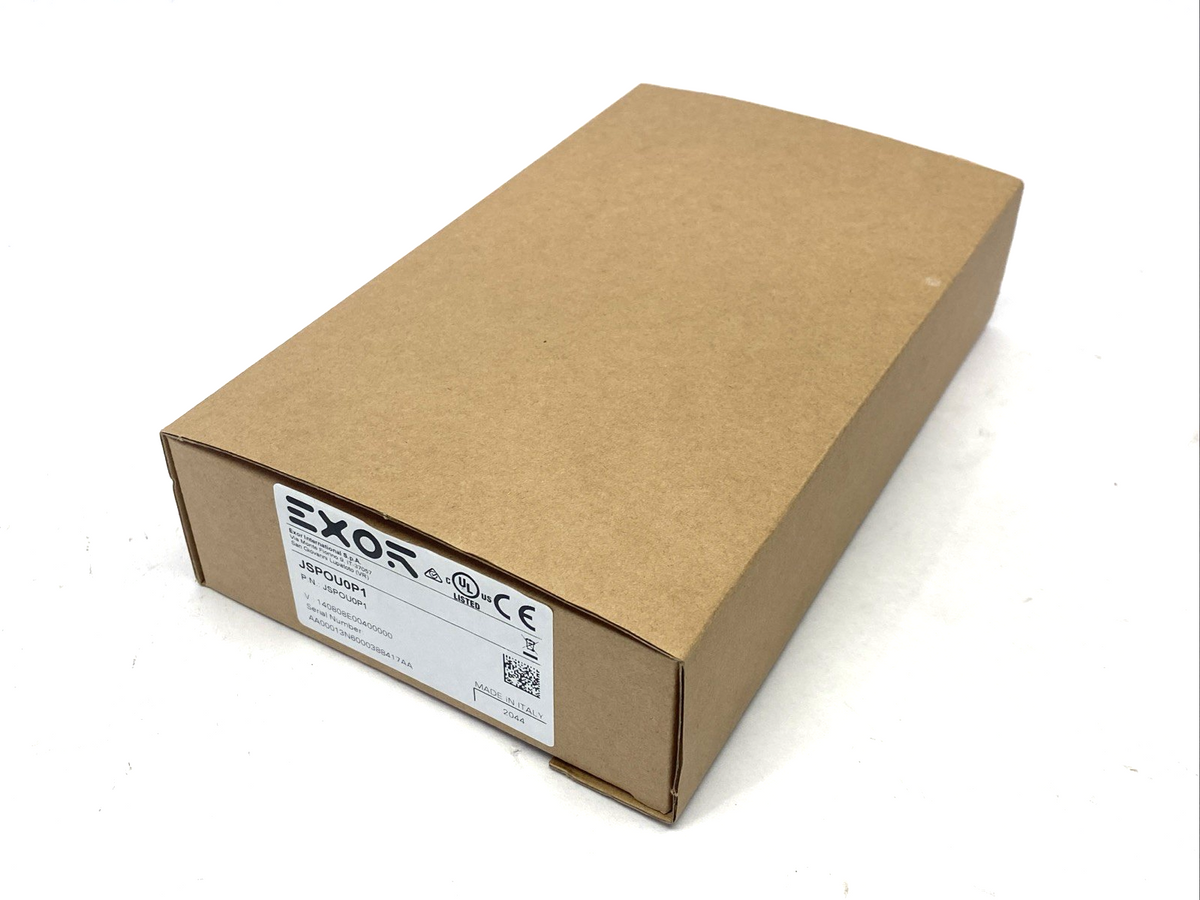 Exor JSPOU0P1 JSmart DIN Mounted PoE Injector P1 - Maverick Industrial Sales