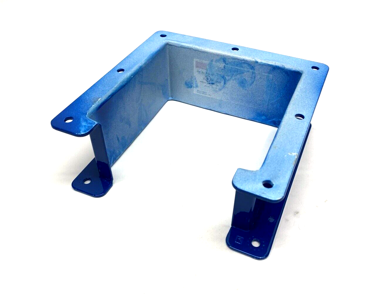 Hoffman F66LN3 Wireway Nipple, Lay-in 6"x6"x3" Painted Blue, NO COVER - Used - Maverick Industrial Sales