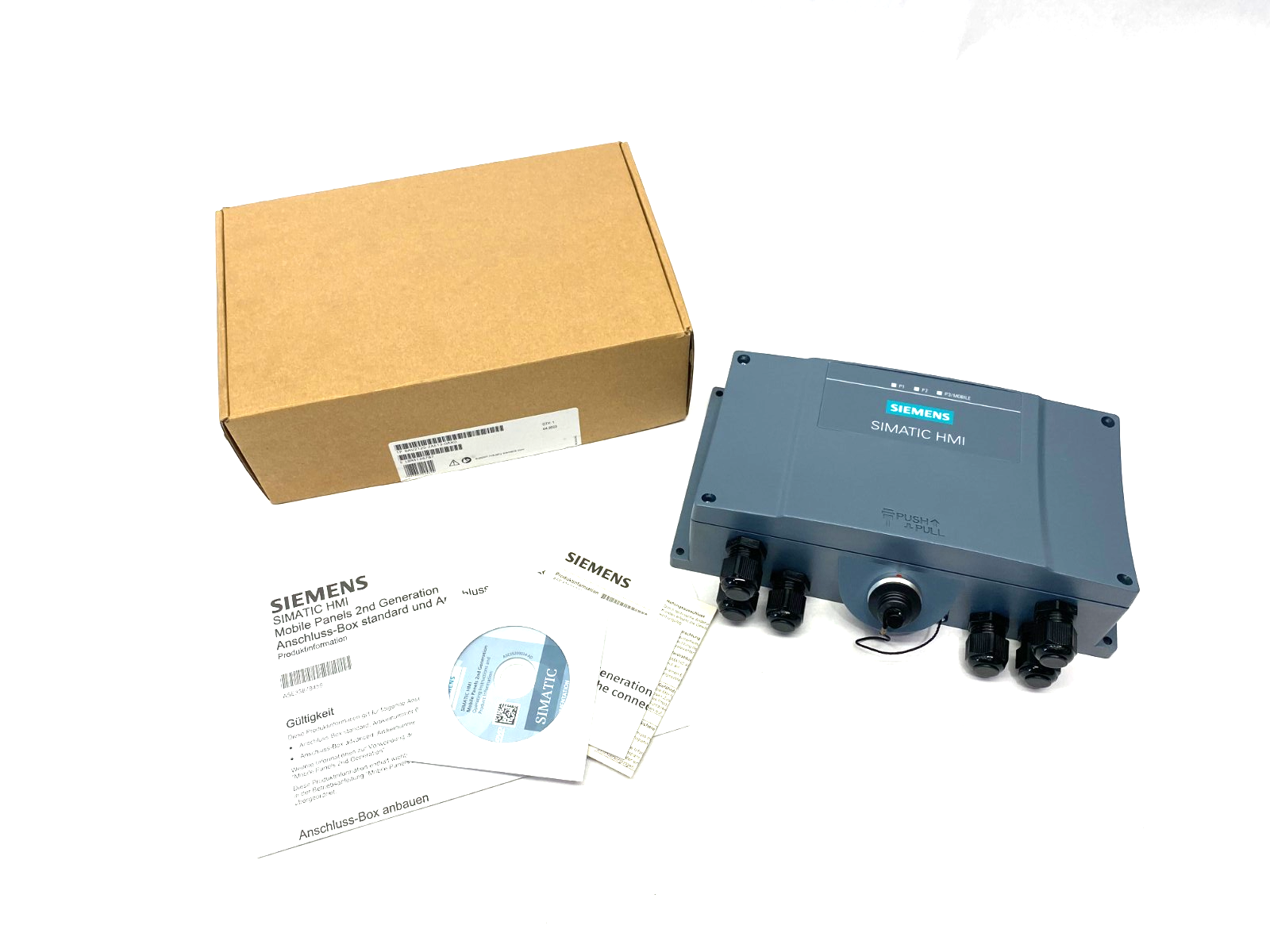 Siemens 6AV2125-2AE13-0AX0 SIMATIC HMI Mobile Connection Box - Maverick Industrial Sales