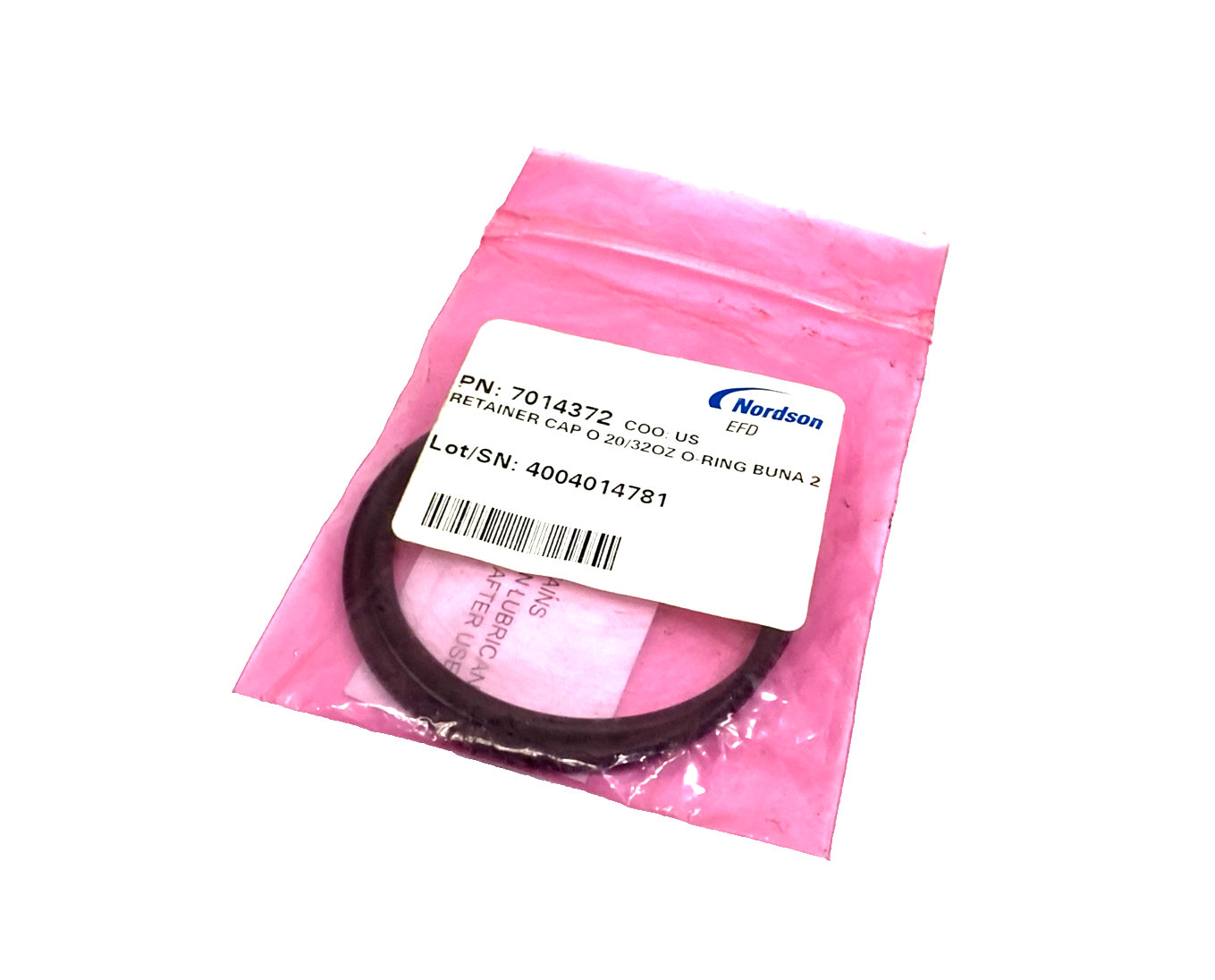 7014372 | Nordson Retainer Cap O-Ring Kit 20/32oz BUNA 2-PACK - New - Maverick Industrial Sales