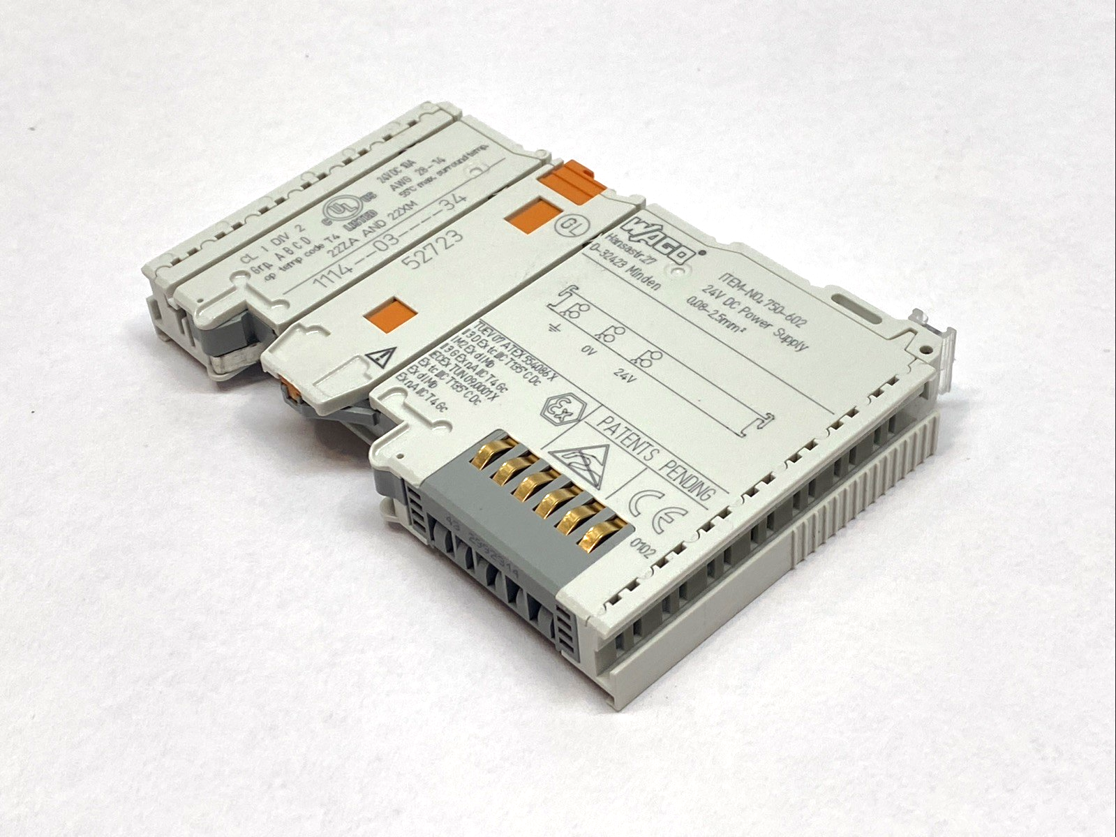 750-602 | WAGO 24VDC Power Supply Module 10A Field Power 750 Series I/O - Used - Maverick Industrial Sales