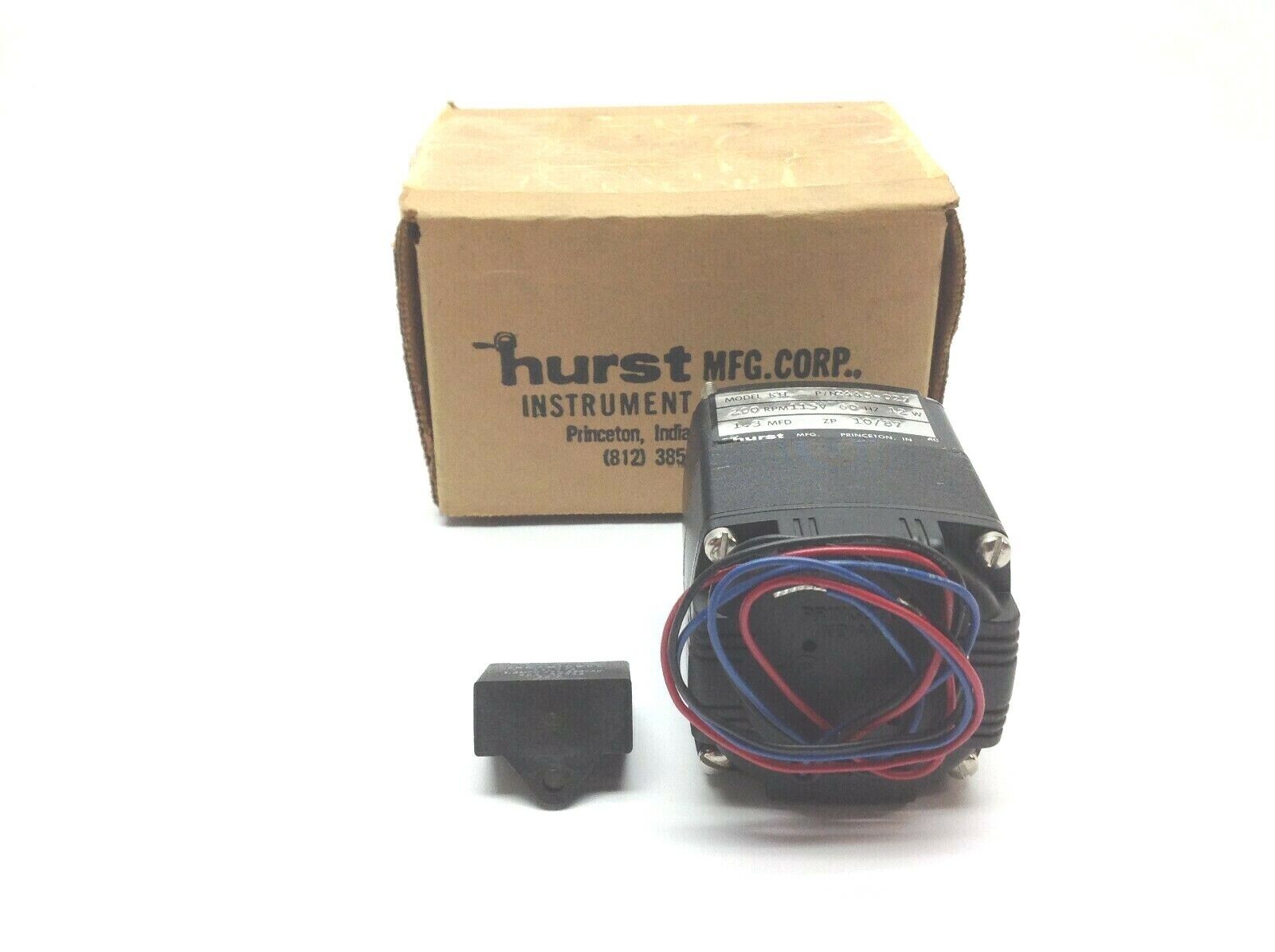 Hurst 2443-027 Model KH Electric Motor 200 RPM 115V 60Hz - New - Maverick Industrial Sales