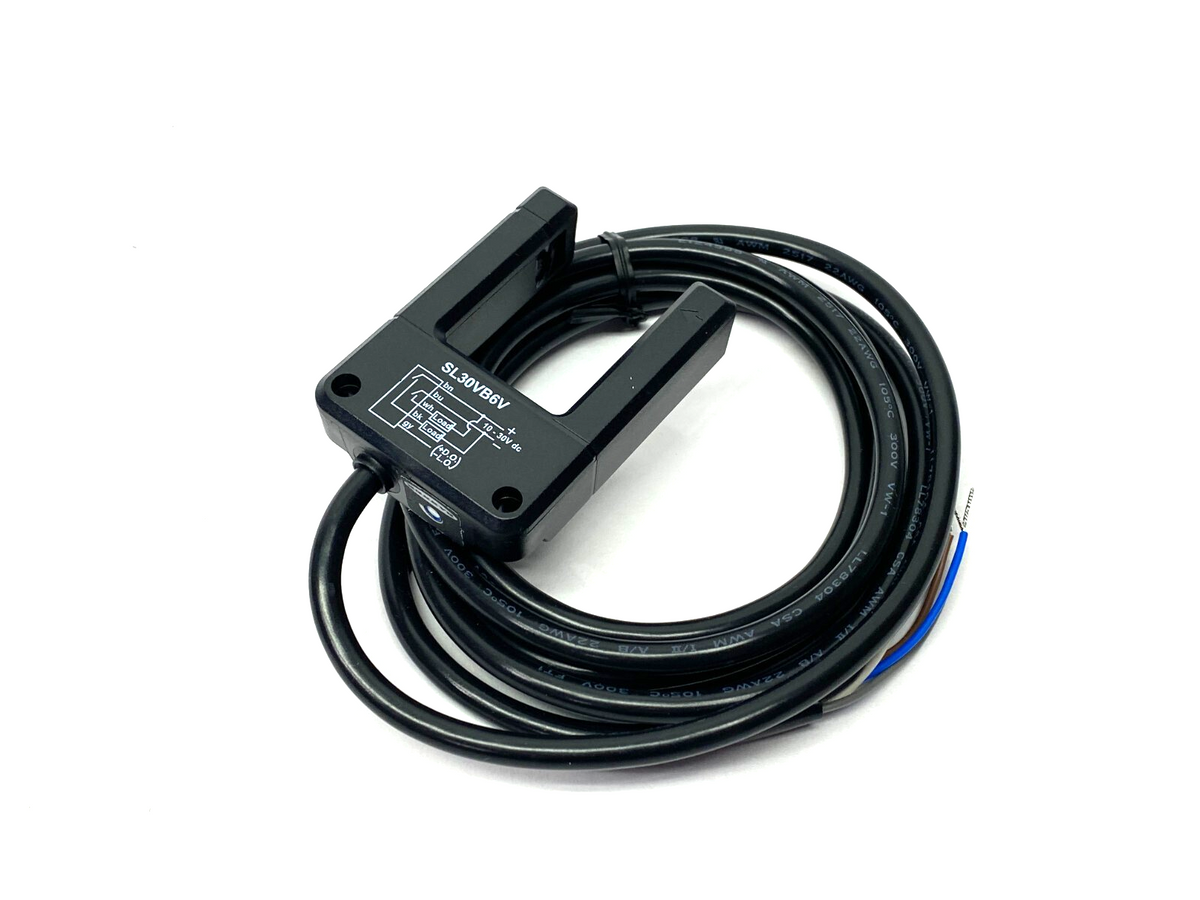 SL30VB6V, 56565 | Banner SL30VB6V Forked Slot Sensor 30mm Width, 1 NPN, 1 PNP, 56565 - New – Open box - Maverick Industrial Sales