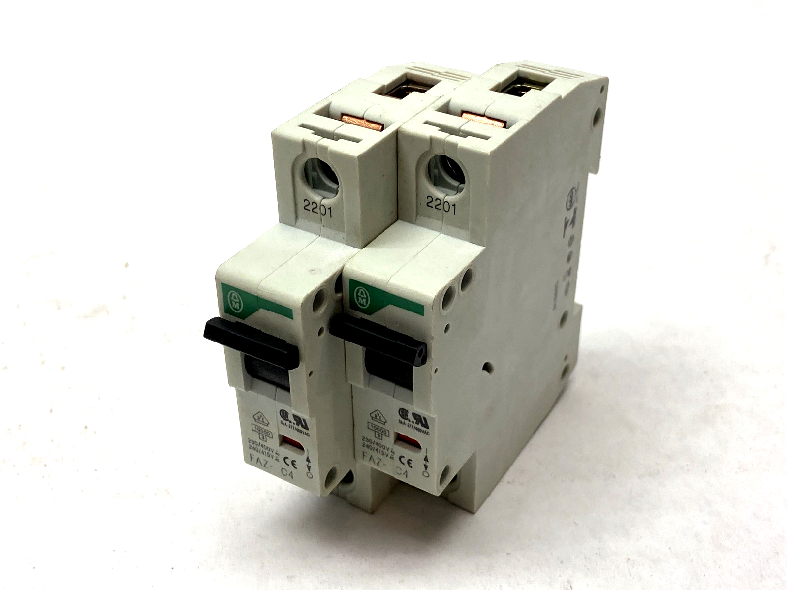 Eaton Moeller FAZ-C4 Miniature Circuit Breaker LOT OF 2 - Maverick Industrial Sales