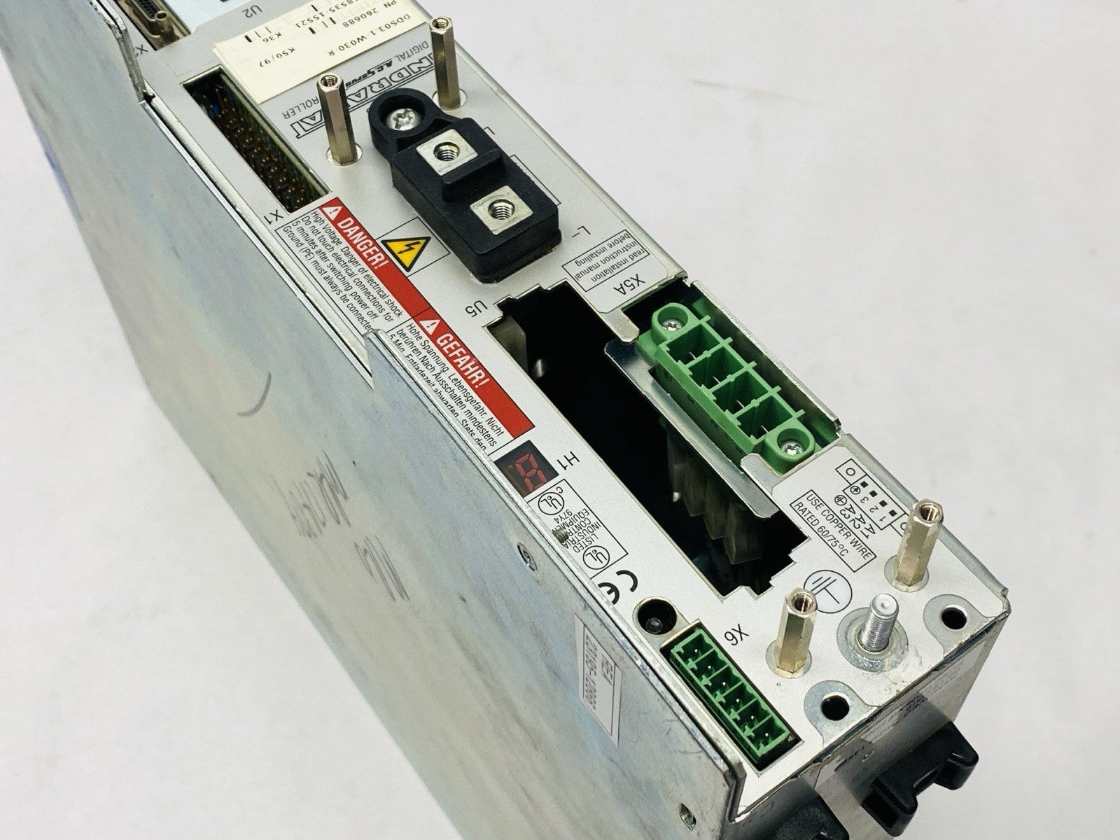 Indramat DDS03.1-W030-RS-01-03-FW Digital AC Servo Controller - For parts or not working - Maverick Industrial Sales