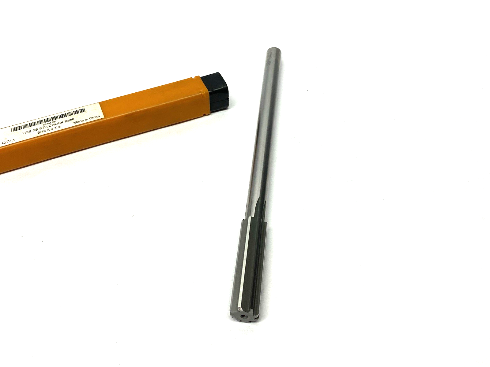 Hertel 30144737 Chucking Reamer: 9/16", 8" OAL, 2" Flute Length, Straight, HSS - Maverick Industrial Sales