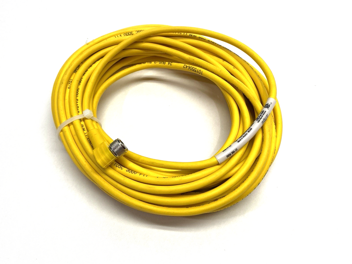 PKW 3M-10 | Turck Single Ended Actuator Sensor Cordset M8 3-Pin Female U0074-10 - New – Open box - Maverick Industrial Sales