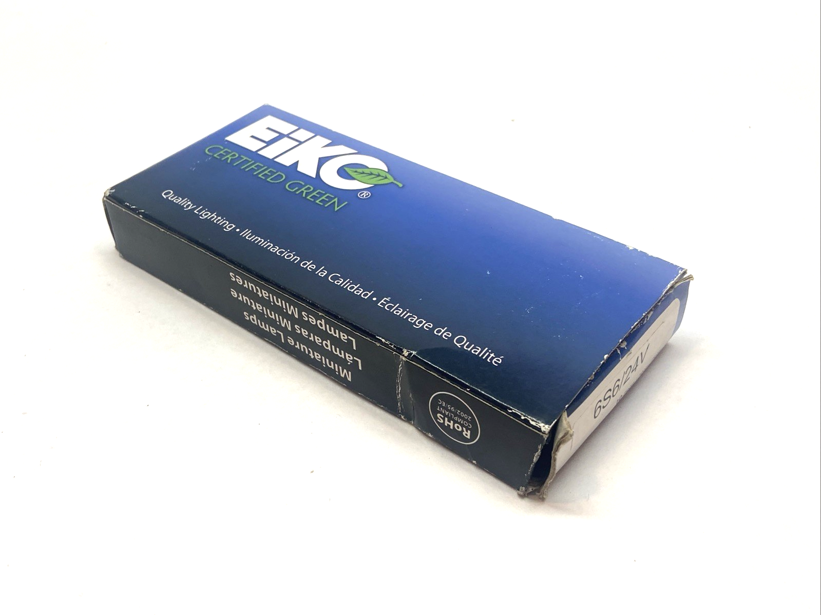 6S6/24V | Eiko Miniature Light Bulb BOX OF 8- New – Open box - Maverick Industrial Sales
