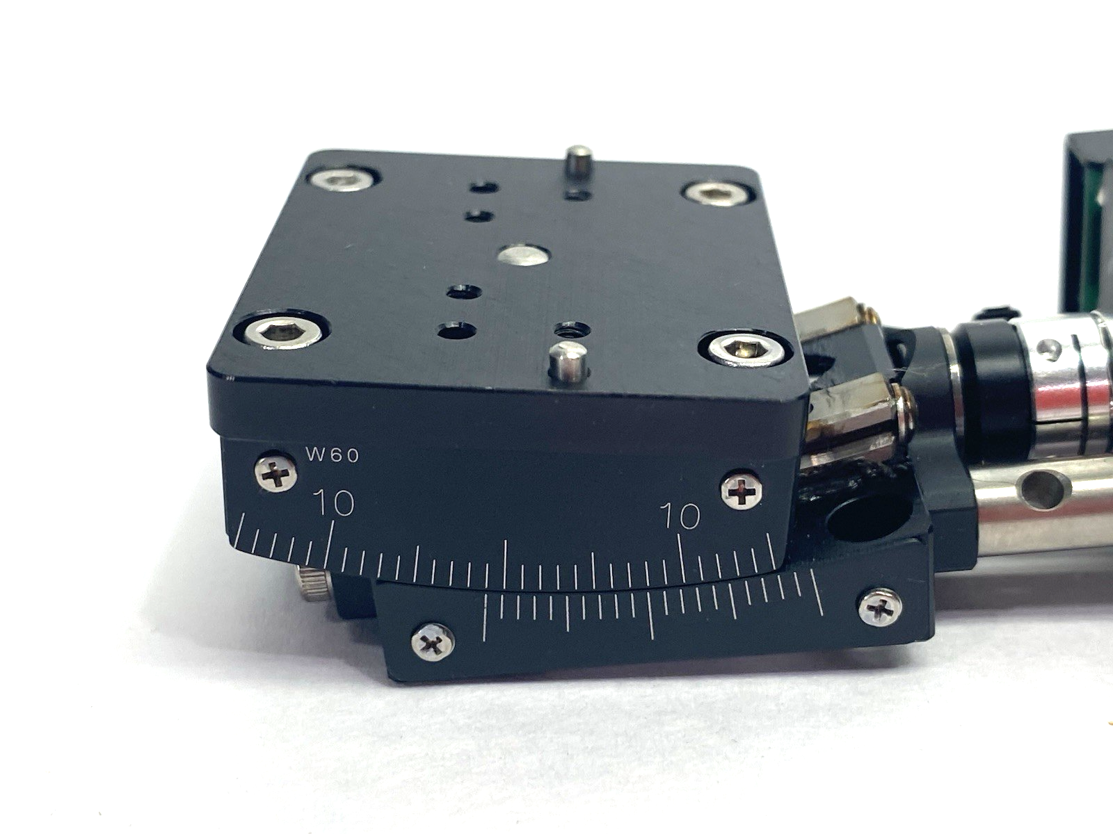 Suruga Seiki KGW04060-LF 1-Axis Worm Gear Goniometer Stage Module, φ40mm Stage - Maverick Industrial Sales
