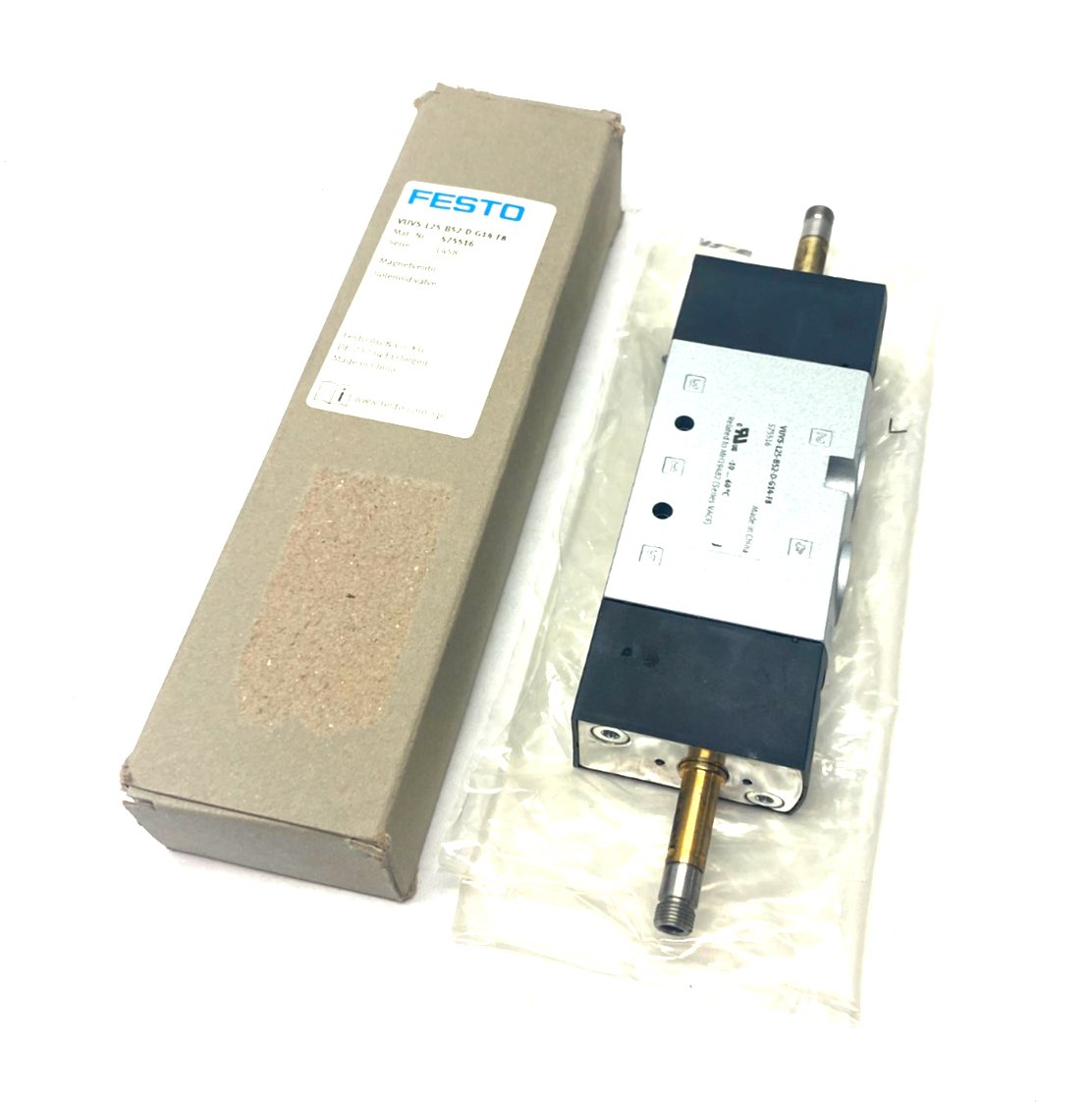 Festo VUVS-L25-B52-D-G14-F8 Solenoid Valve 5/2, Bistable 575516 - Maverick Industrial Sales