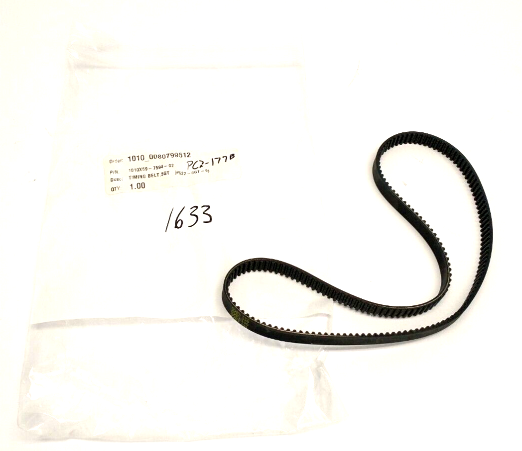 Automotion Technologies 1010X59-7594-02 Timing Belt 3GT PC2-177B, 522-3GT-9 - Maverick Industrial Sales