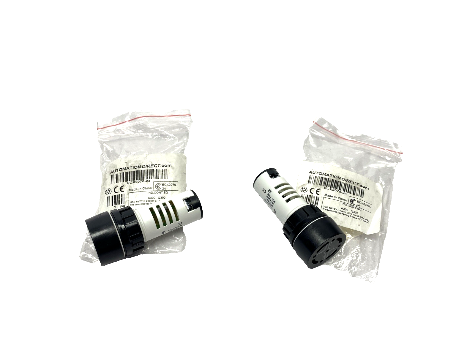 Automation Direct ECX2070-24 22mm Audible Alarm Buzzer, 80 dB 24V, LOT OF 2 - Maverick Industrial Sales