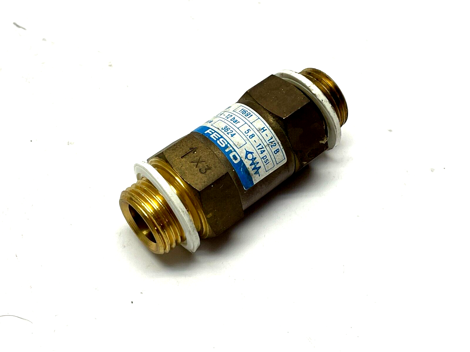 Festo H-1/2-B Non Return Valve 11691 - Used - Maverick Industrial Sales