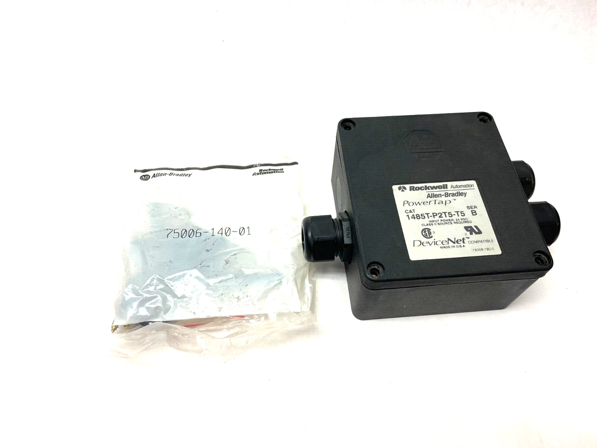 1485T-P2T5-T5 | Allen Bradley Ser. B PowerTap DeviceNet Power Device 24VDC - New Other - Maverick Industrial Sales