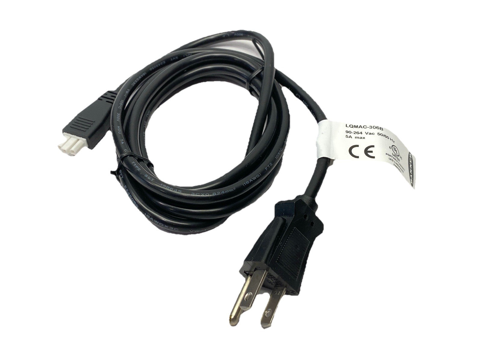 LQMAC-306B | Banner Double Ended Cordset Molex 3-Pin to AC Plug 85576 - New Other - Maverick Industrial Sales