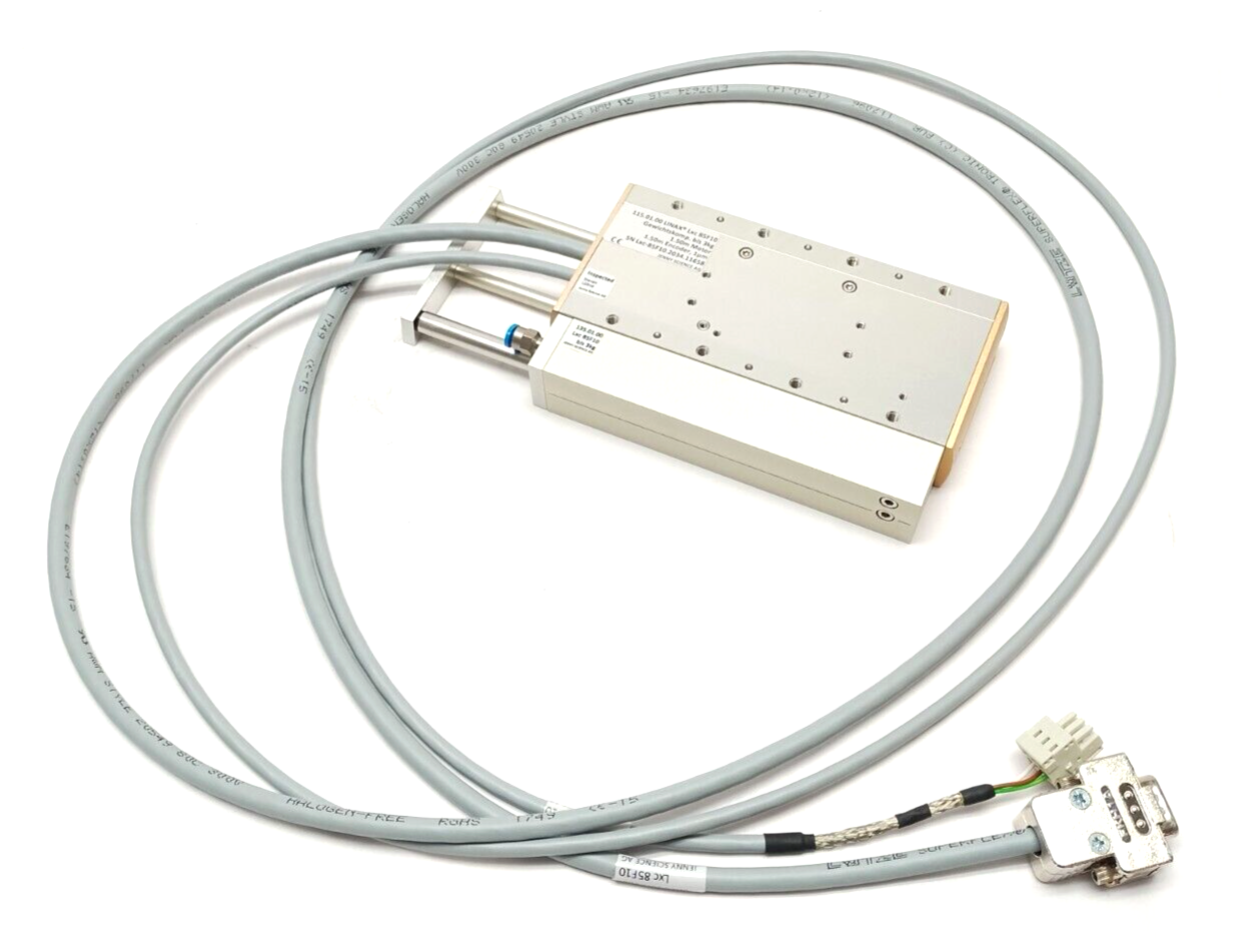 Jenny Science LINAX Lxc 85F10 Linear Motor Stage, 85mm Stroke, 10 N, 115.01.00 - New – Open box - Maverick Industrial Sales