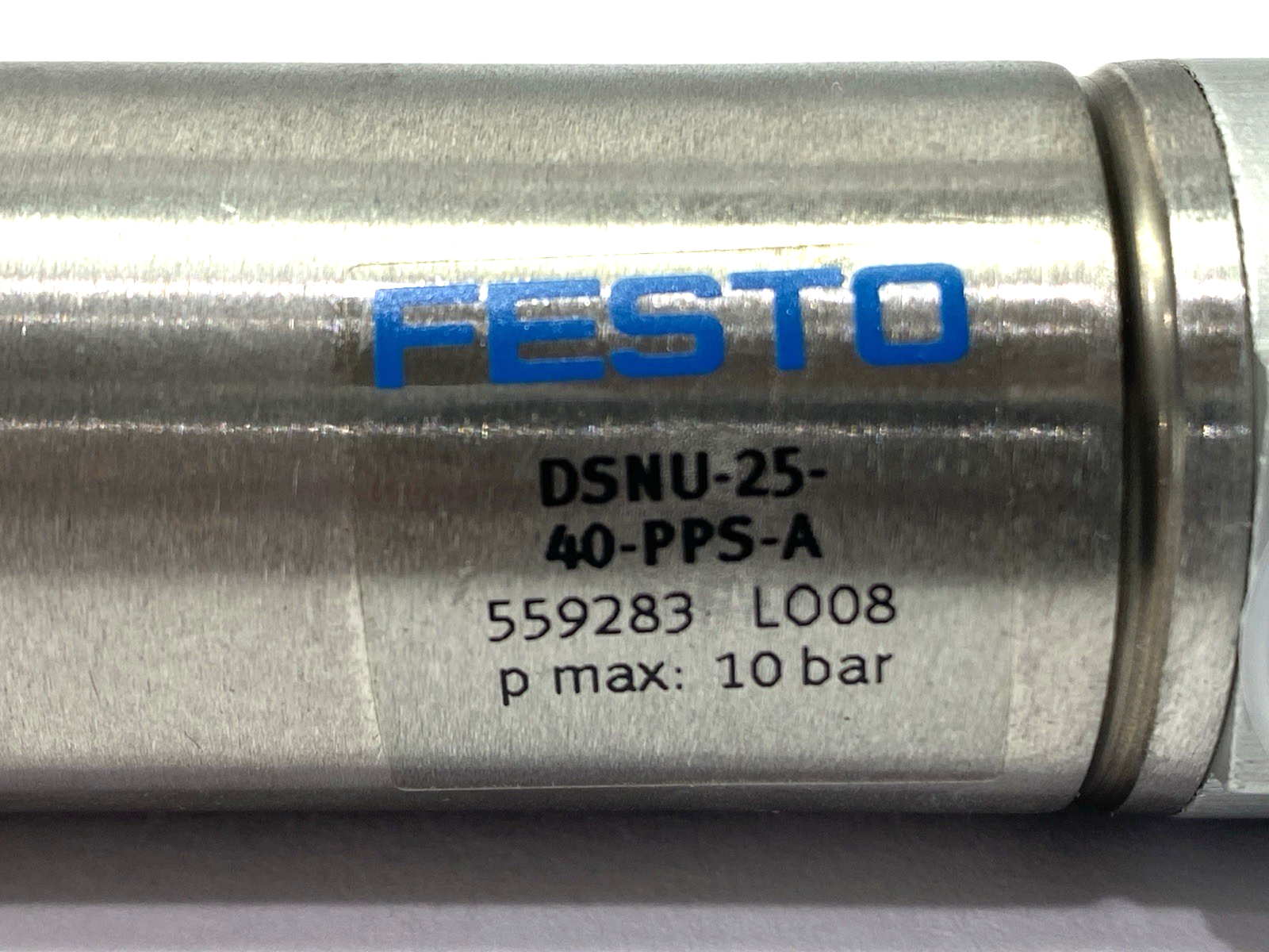 Festo DSNU-25-40-PPS-A Double-Acting Pneumatic Cylinder 40mm Stroke 559283 - Maverick Industrial Sales