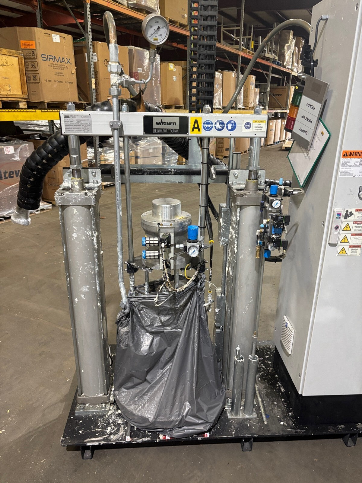 Wagner Reinhardt-Technic Conti Flow Robot Controller with (2) Feeding Unit 2000 - Used - Maverick Industrial Sales